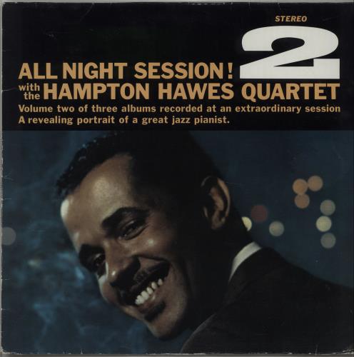 Hampton Hawes All Night Session Volumes 1 & 2 2-LP vinyl record set (Double LP Album) UK HWW2LAL667481