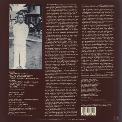 Hampton Hawes The Sermon vinyl LP album (LP record) US HWWLPTH566520