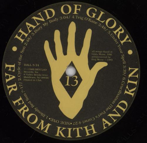 Hand Of Glory Far From Kith And Kin vinyl LP album (LP record) US -9RLPFA893233