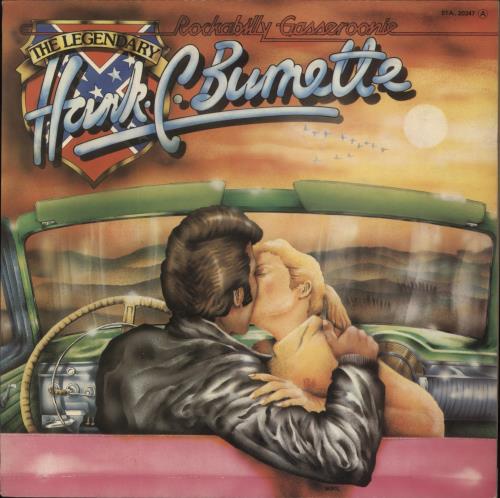 Hank C. Burnette Rockabilly Gasseroonie vinyl LP album (LP record) French 7HBLPRO855043