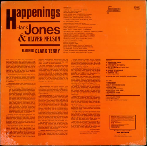 Hank Jones Happenings - Sealed vinyl LP album (LP record) UK HNJLPHA520333
