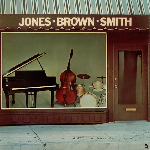 Hank Jones Jones, Brown, Smith vinyl LP album (LP record) US HNJLPJO493659