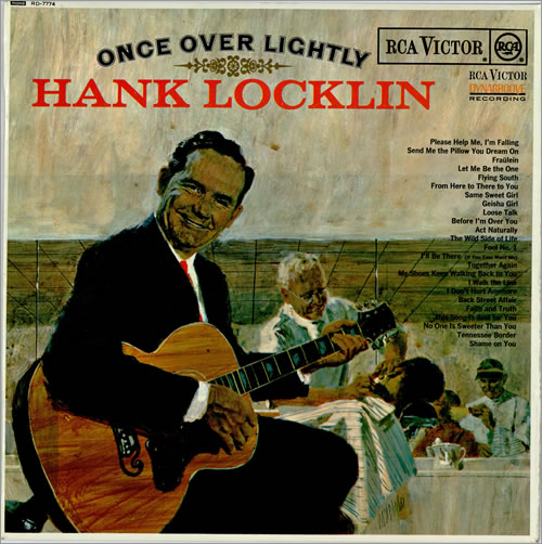 Hank Locklin Once Over Lightly vinyl LP album (LP record) UK HLILPON457459