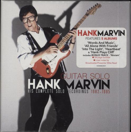 Hank Marvin Guitar Solo: His Complete Solo Recordings 1982-1995 CD Album Box Set UK HKVDXGU791609