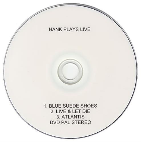 Hank Marvin Hank Plays Live promo DVD-R UK HKVDRHA407202