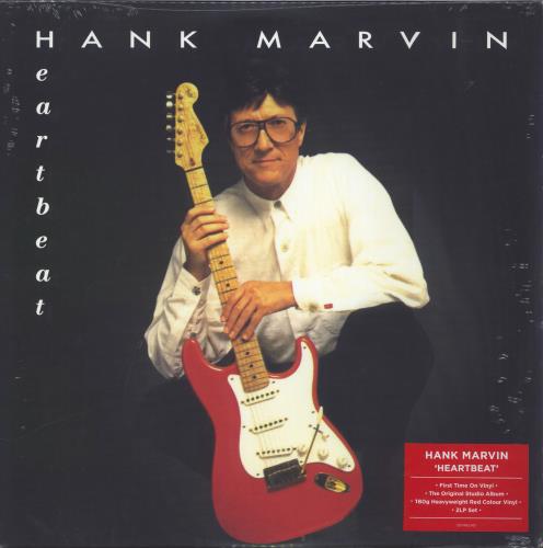 Hank Marvin Heartbeat - 180gm Red Vinyl 2-LP vinyl record set (Double LP Album) UK HKV2LHE823711