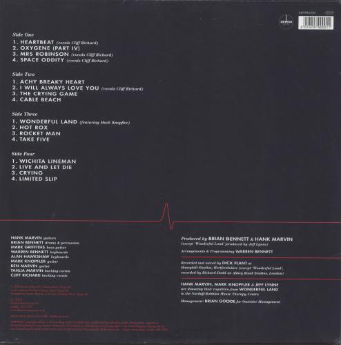 Hank Marvin Heartbeat - 180gm Red Vinyl 2-LP vinyl record set (Double LP Album) UK HKV2LHE823711