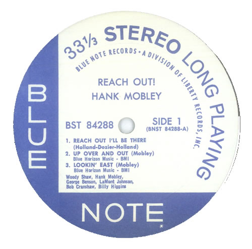 Hank Mobley Reach Out! - Division Of Liberty vinyl LP album (LP record) US HMOLPRE532796