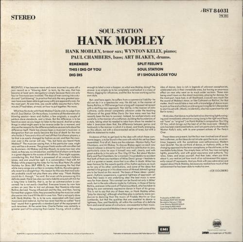Hank Mobley Soul Station vinyl LP album (LP record) French HMOLPSO850566