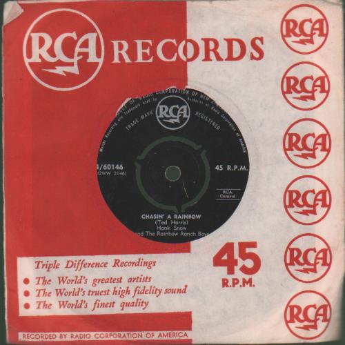 Hank Snow Chasin' A Rainbow 7" vinyl single (7 inch record / 45) New Zealand HNW07CH678410