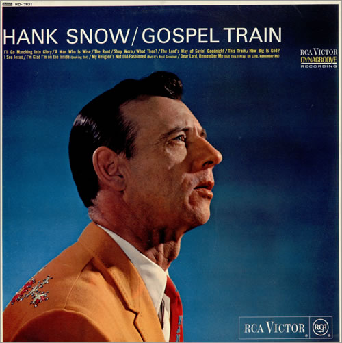 Hank Snow Gospel Train - Red Spot Label vinyl LP album (LP record) UK HNWLPGO461004