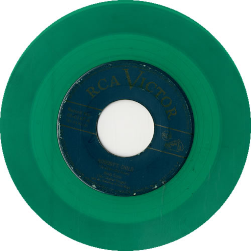 Hank Snow Nobody's Child - Green Vinyl 7" vinyl single (7 inch record / 45) US HNW07NO610143
