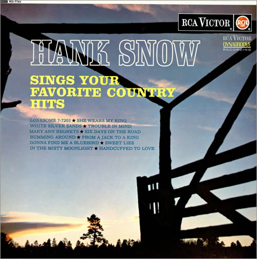 Hank Snow Sings Your Favorite Country Hits - Orange Label vinyl LP album (LP record) UK HNWLPSI461005