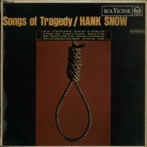 Hank Snow Songs Of Tragedy vinyl LP album (LP record) UK HNWLPSO568781