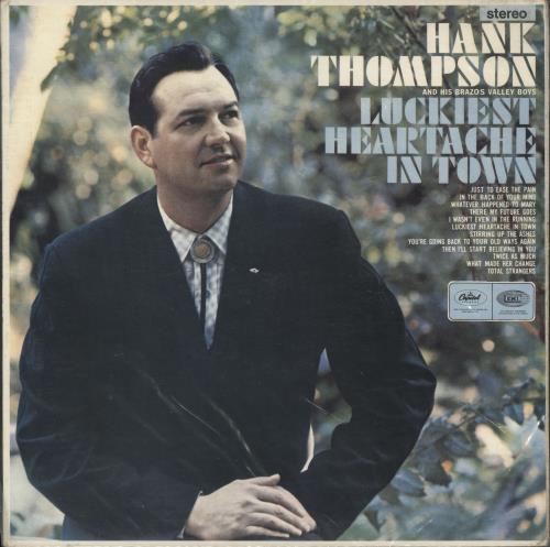 Hank Thompson Luckiest Heartache In Town vinyl LP album (LP record) UK H/TLPLU720777