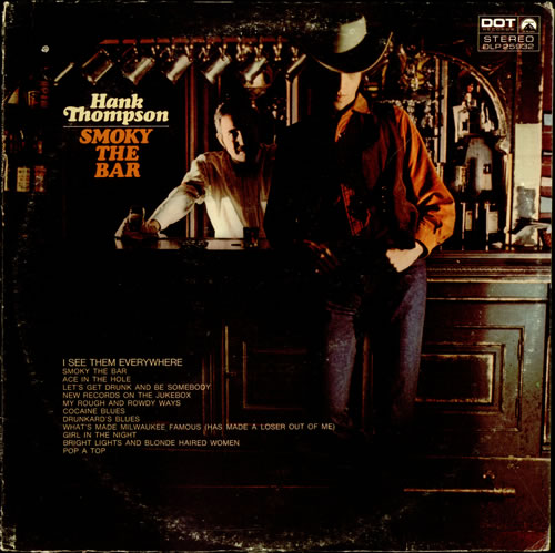 Hank Thompson Smoky The Bar vinyl LP album (LP record) US H/TLPSM503360