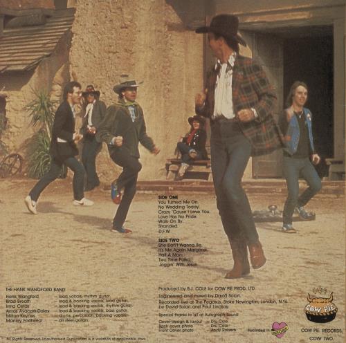 Hank Wangford Live vinyl LP album (LP record) UK HWALPLI498985