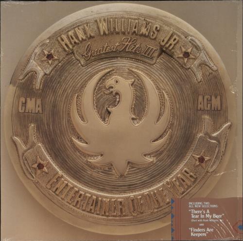 Hank Williams Jr. Greatest Hits lll vinyl LP album (LP record) German HWJLPGR796997