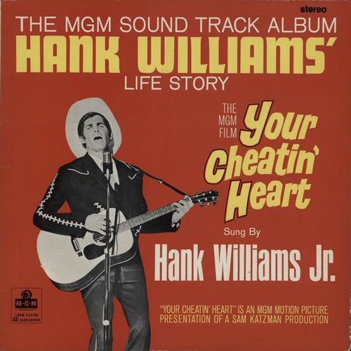 Hank Williams Jr. Hank Williams' Life Story vinyl LP album (LP record) UK HWJLPHA577839