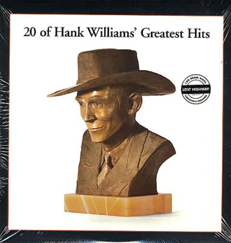 Hank Williams 20 Of Hank Williams' Greatest Hits - 180gm vinyl LP album (LP record) US HNKLPOF347328