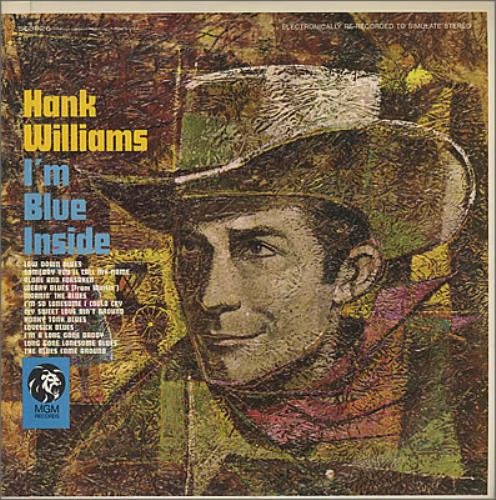 Hank Williams I'm Blue Inside vinyl LP album (LP record) US HNKLPIM373412