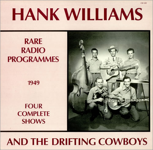 Hank Williams Rare Radio Programmes vinyl LP album (LP record) UK HNKLPRA434921