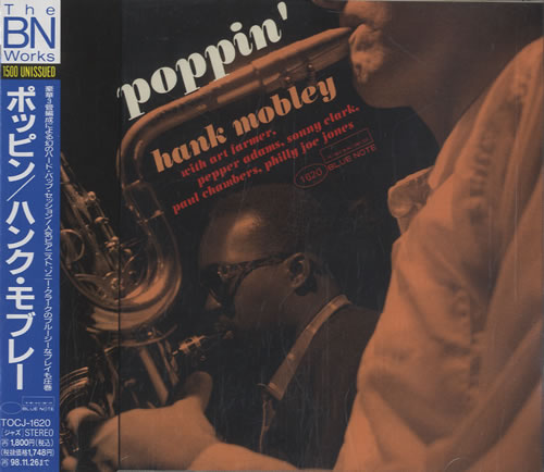 Hank Mobley Poppin' CD album (CDLP) Japanese HMOCDPO533791