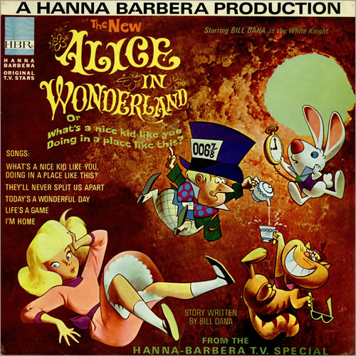 Hanna-Barbera The New Alice In Wonderland vinyl LP album (LP record) UK H~BLPTH457077