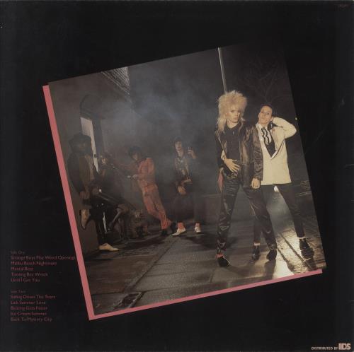 Hanoi Rocks Back To Mystery City + Lyric Inner and Merchandise Insert vinyl LP album (LP record) UK HANLPBA852205