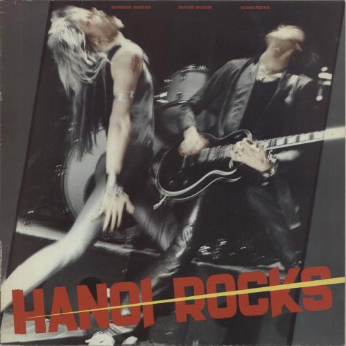 Hanoi Rocks Bangkok Shocks, Saigon Shakes vinyl LP album (LP record) UK HANLPBA684440