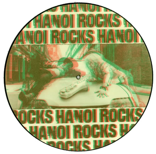 Hanoi Rocks Don't You Ever Leave Me + 3D Glasses 12" vinyl picture disc (12 inch picture record) UK HAN2PDO10541