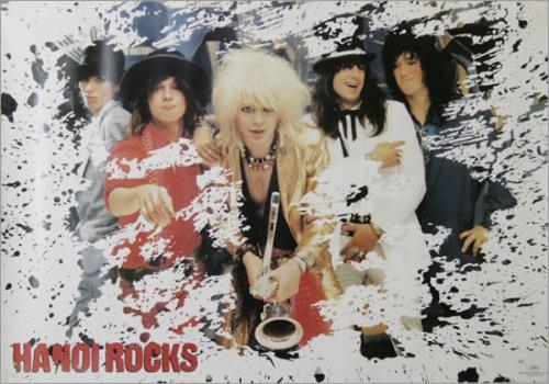 Hanoi Rocks Lean On Me poster Japanese HANPOLE488571