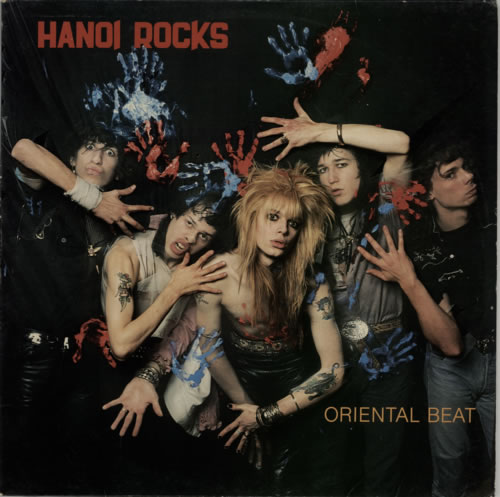 Hanoi Rocks Oriental Beat - EX vinyl LP album (LP record) Finnish HANLPOR591162