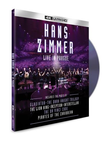 Hans Zimmer Live In Prague - 4K Ultra HD - Sealed Blu Ray DVD UK HZABRLI869782