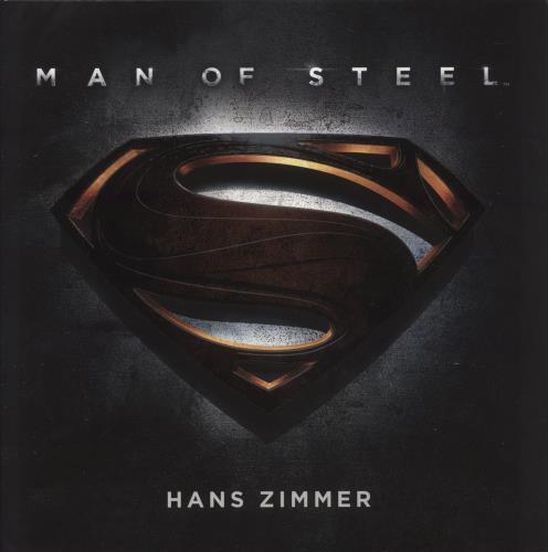 Hans Zimmer Man Of Steel - 180 Gram Blue Vinyl 2-LP vinyl record set (Double LP Album) UK HZA2LMA869626