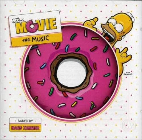 Hans Zimmer The Simpsons Movie OST CD album (CDLP) UK HZACDTH407907