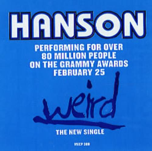 Hanson Weird CD single (CD5 / 5") US HSOC5WE113749
