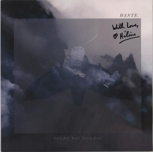 Hante. This Fog That Never Ends - Blue Vinyl - Autographed vinyl LP album (LP record) French 3DNLPTH766802