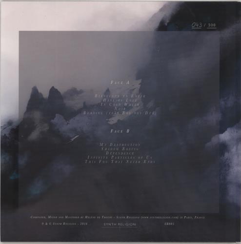 Hante. This Fog That Never Ends - Blue Vinyl - Autographed vinyl LP album (LP record) French 3DNLPTH766802