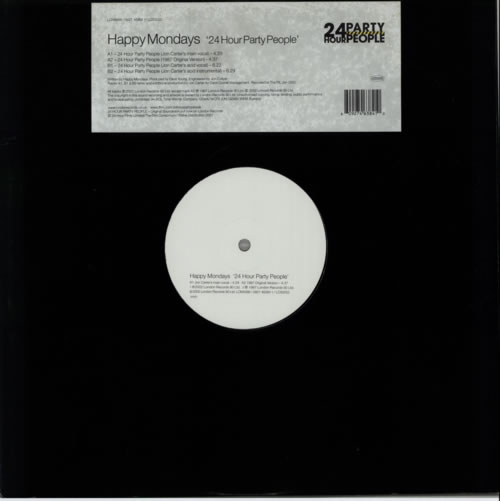 Happy Mondays 24 Hour Party People 12" vinyl single (12 inch record / Maxi-single) UK HAP12HR213944