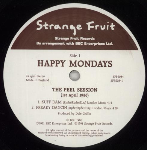 Happy Mondays The Peel Sessions 12" vinyl single (12 inch record / Maxi-single) UK HAP12TH245277