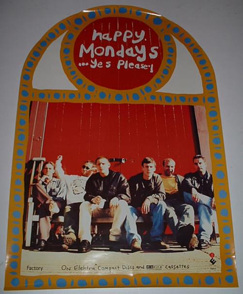 Happy Mondays Yes Please poster US HAPPOYE331323
