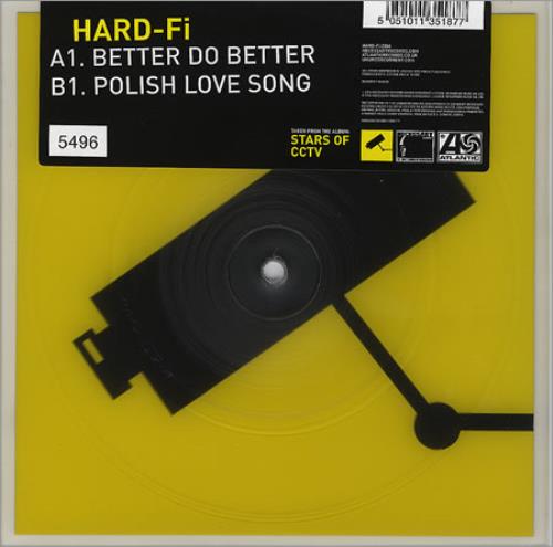Hard-Fi Better Do Better shaped picture disc (picture disc vinyl record) UK H0-SHBE355312
