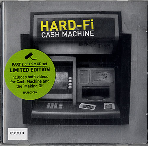 Hard-Fi Cash Machine 2-CD single set (Double CD single) UK H0-2SCA344481
