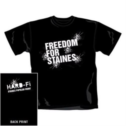 Hard-Fi Freedom For Staines T-Shirt - Small t-shirt UK H0-TSFR355107