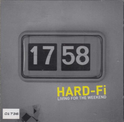 Hard-Fi Living For The Weekend CD single (CD5 / 5") UK H0-C5LI708937