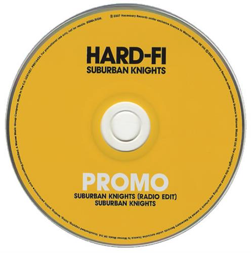 Hard-Fi Suburban Knights CD single (CD5 / 5") UK H0-C5SU413071
