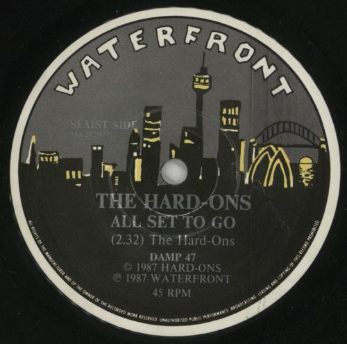 Hard-Ons All Set To Go 7" vinyl single (7 inch record / 45) Australian HJ307AL544756