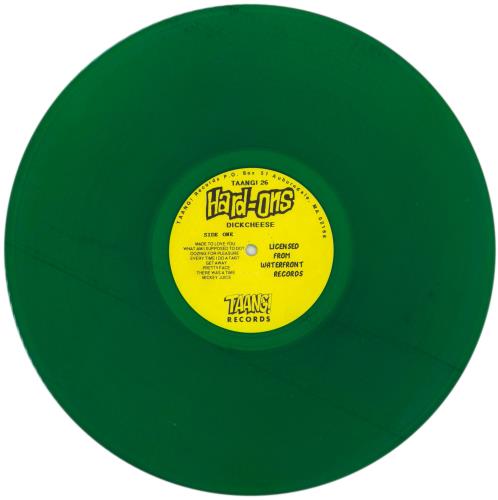 Hard-Ons Dickcheese - Green Vinyl vinyl LP album (LP record) US HJ3LPDI866581