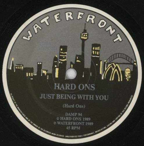 Hard-Ons Just Being With You / Growing Old 7" vinyl single (7 inch record / 45) Australian HJ307JU871417